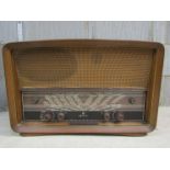 A Bang and Olufsen Jet 606 wooden cased radio