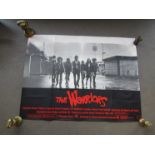 A UK quad film poster - The Warriors rolled and folded