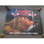 A collection of UK quad horror posters including The Exorcist, Halloween/Assault on Precinct 13,