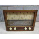A Bang and Olufsen Jet 509 wooden cased radio