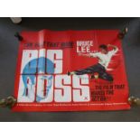 A Bruce Lee UK quad film poster 'Big Boss,