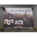 Three UK quad film posters Mad Max 2 and Mad Max 1