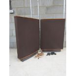 A pair of Quad ESL 93 speakers