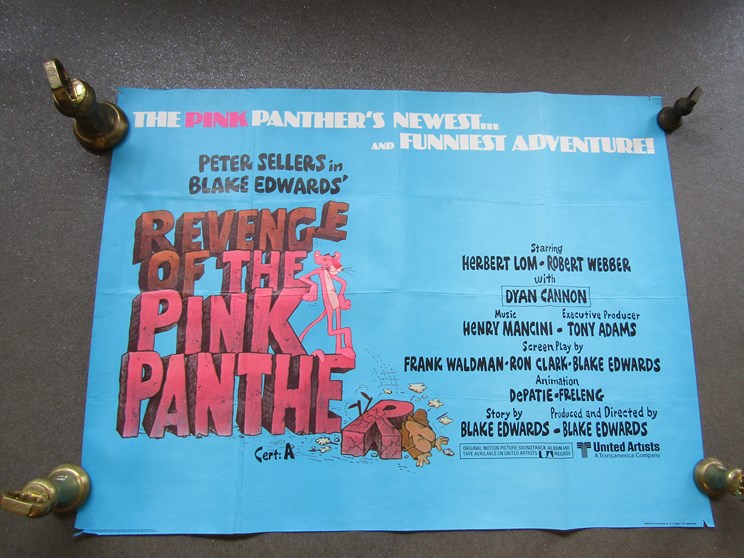 A UK quad film poster - Revenge of the Pink Panther,