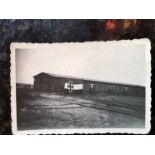 BERGEN-BELSEN CONCENTRATION CAMP INTEREST: A group of photographs depicting destruction of various