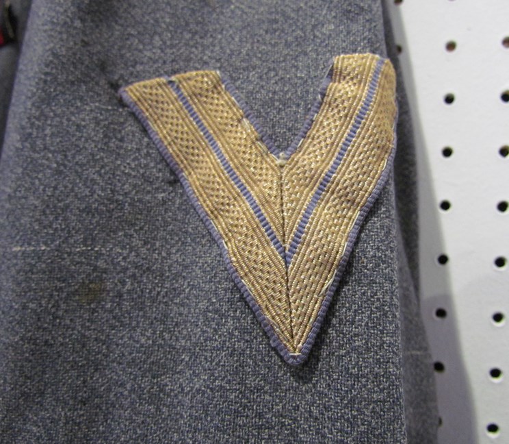 A Third Reich era German Luftwaffe blouse with Feldwebel rank (Flying) insignia to collar, - Image 5 of 6