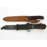 A Russian AK47 bayonet and a Czech knife bayonet (2)