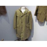 A WWII US Navy Duffle coat with alpaca lining