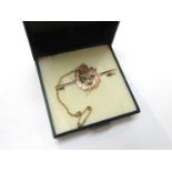 A Royal Flying Corps rose gold sweetheart brooch