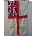 A WWII Destroyer's Battle White Ensign