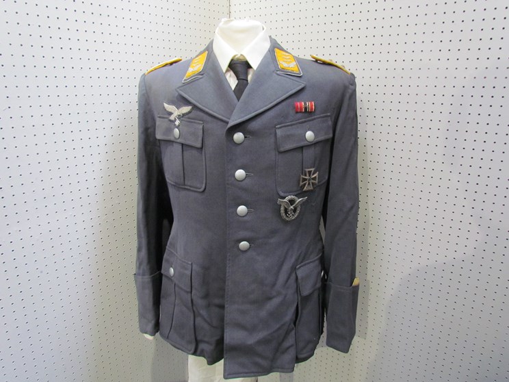 A German Luftwaffe design Captain's (Hauptmann) uniform.