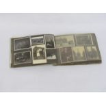 A WWII German photo album with photographs including the funeral of Oberleutenant Hans-Joachim