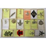 A collection of Gurkha regiment badges including 3rd Queens Own Gurkha Rifles and 3ed Queen