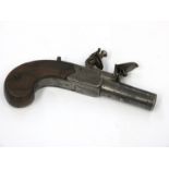 A late 18th / early 19th Century boxlock pocket pistol signed London