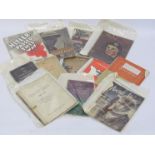 A collection of various publications including Abyssinian Campaigns and The Eighth Army