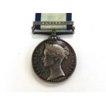 A Naval General Service medal (1793-1840) with Algiers clasp issued in 1848 to Midshipman WILLIAM