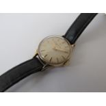 OMEGA: A mid 20th Century 9ct gold lady's wristwatch