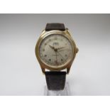 ORIS: a 7470 Pointer Date steel and gold plated gent's automatic wristwatch,