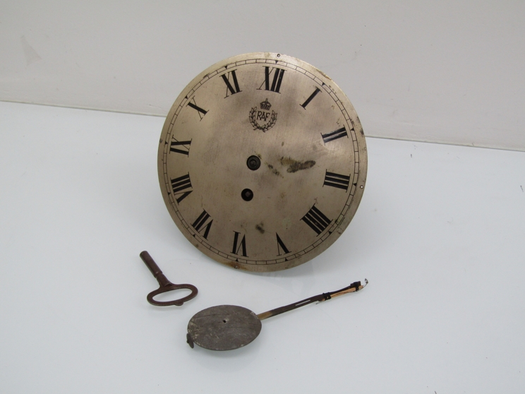 An early 20th Century single fusee clock movement with key,