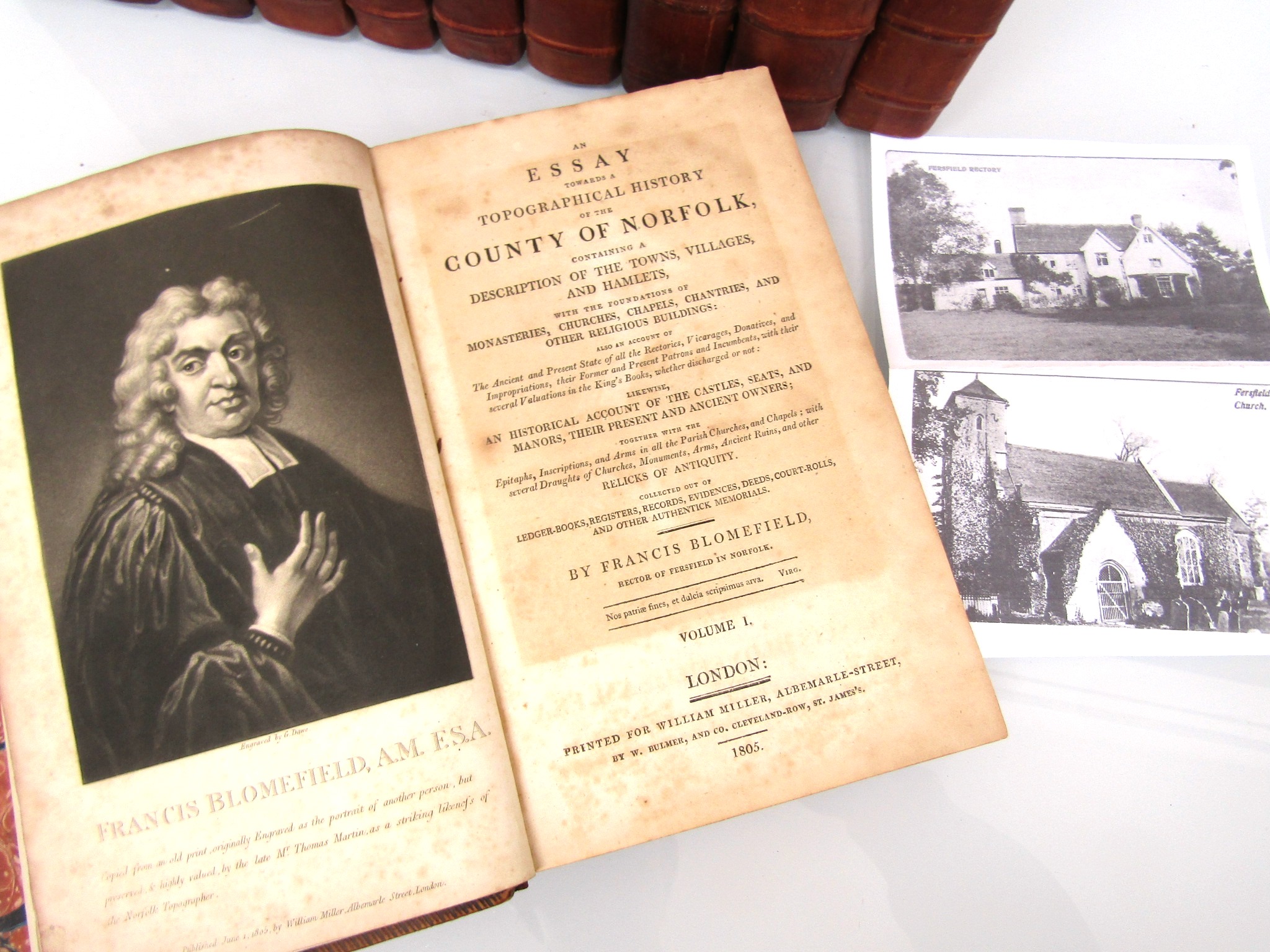 Francis Blomefield and Charles Parkin: 'An Essay Towards a Topographical History of the County of - Image 4 of 15
