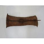 A Turkana (Kenya) leather tribal war shield,