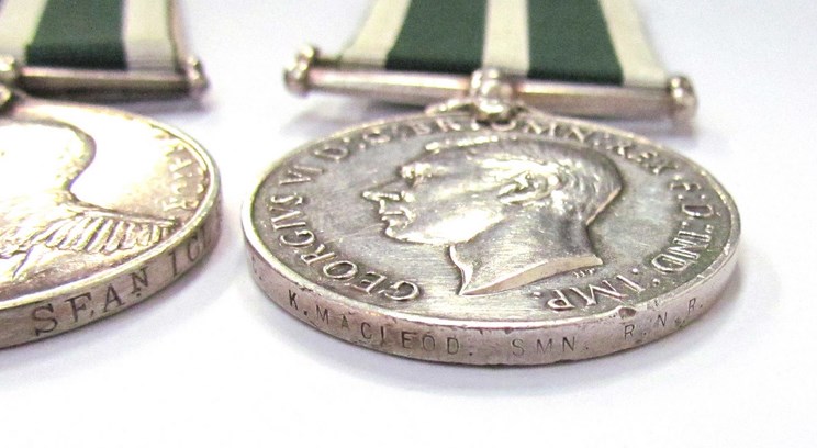 Two Royal Naval Reserve Long Service and Good Conduct Medals: Edward VII named to W. - Image 4 of 4