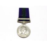 An EIIR General Service Medal (GSM) with Near East clasp named to 23166343 PTE. E.G. ANDERSON R.P.C.