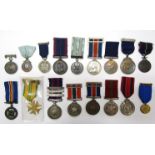 A collection of Constabulary medals issued by individual forces including Liverpool,