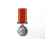 A Victorian China Medal (1900) renamed to J. BROWN STO. H.M.S.