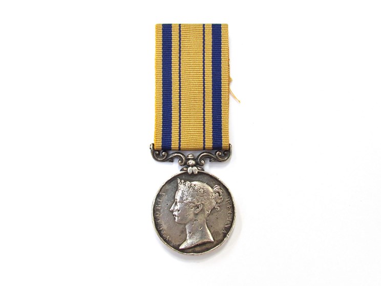 A Victorian South Africa Medal (1854) named to T. PEW. 45TH REGT.