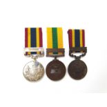 Three British North Borneo Company's Medal copies after the 1897 issued originals consisting of