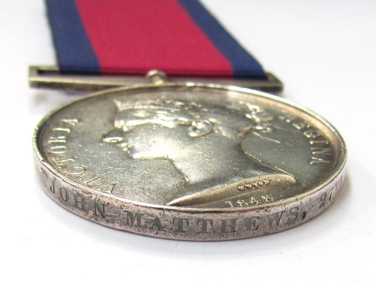 A Military General Service Medal (1847 GSM) for the Napoleonic Wars 1793-1814. - Image 3 of 3