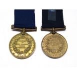 Two Victoria Jubilee (Metropolitan Police) medals: 1887 named to E. MILLS ESQ. CHIEF CLK. RECRS.