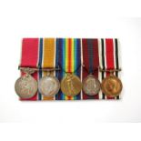 A WWI and later medal group of five consisting of Civil EIIR British Empire Medal (BEM),