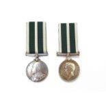 Two Royal Naval Reserve Long Service and Good Conduct Medals: Edward VII named to W.