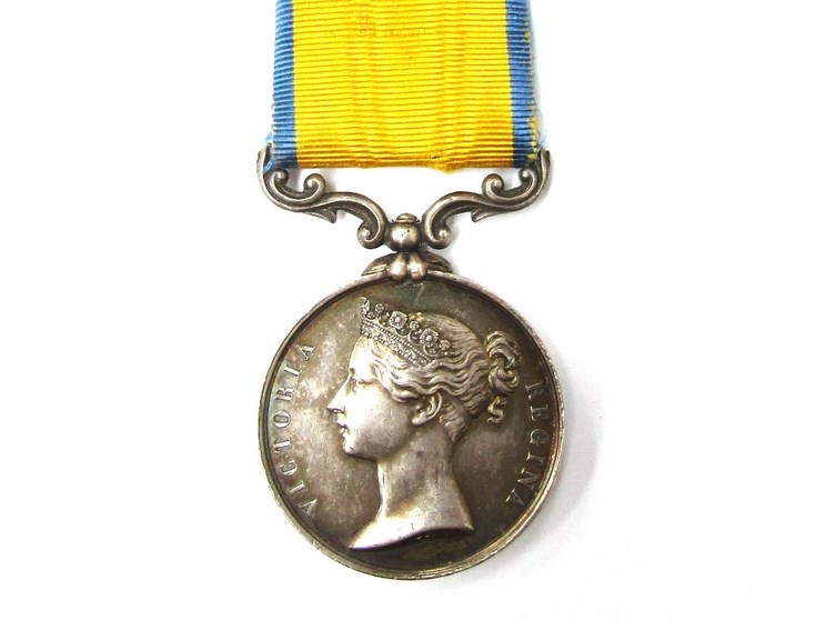 A Victorian Baltic Medal (1856) awarded for the Baltic Sea Campaign 1854-55,