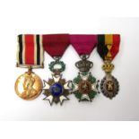 A Constabulary medal group of four consisting of George V Special Constabulary Long Service Medal