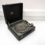 An Alba portable record player