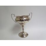 A silver racing trophy "Patiala Steeplechase Ambala 1920" won by "Off She Pops" presented by the