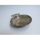 A Johnson, Walker & Tollhurst Ltd silver scallop form dish, London 1897, 13.