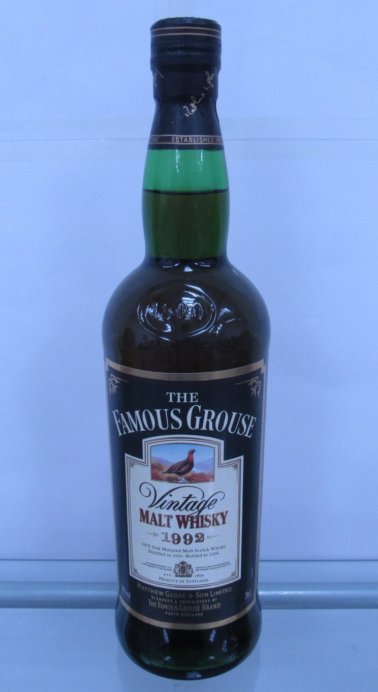 The Famous Grouse Vintage Malt Whisky 1992, Matthew Gloag & Son ltd,