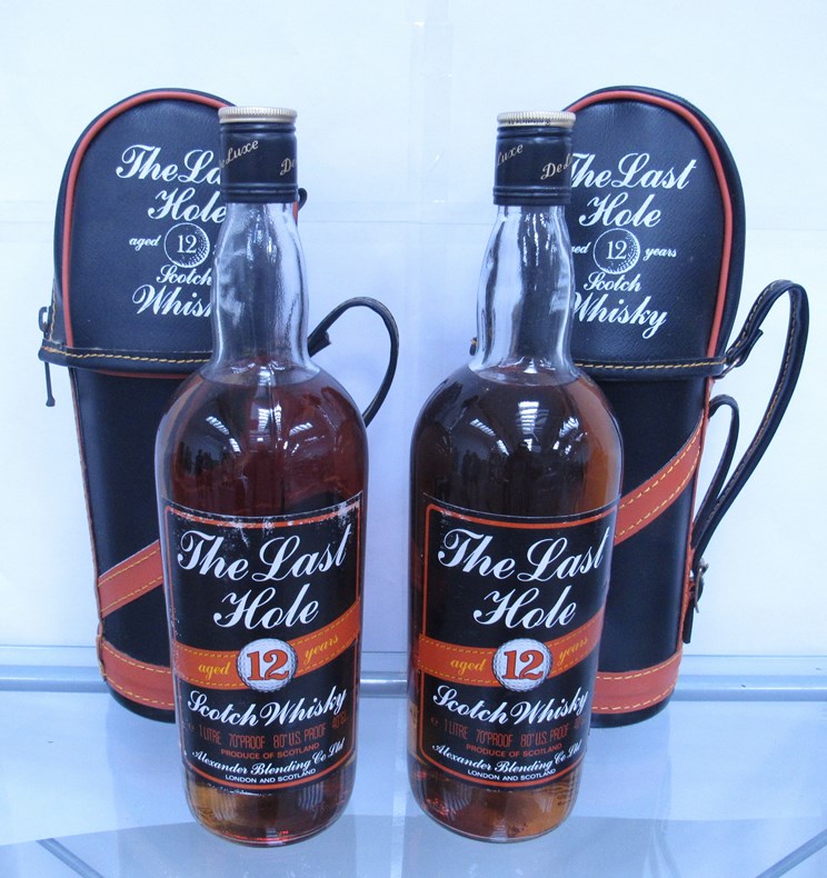 The Last Hole 12 years Old Scotch Whisky, Alexander Blending Co Ltd, 1ltr x 2,