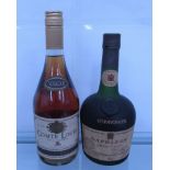 Courvoisier Old Liqueur Cognac 24floz No 4703, Comte Louis French Brandy,