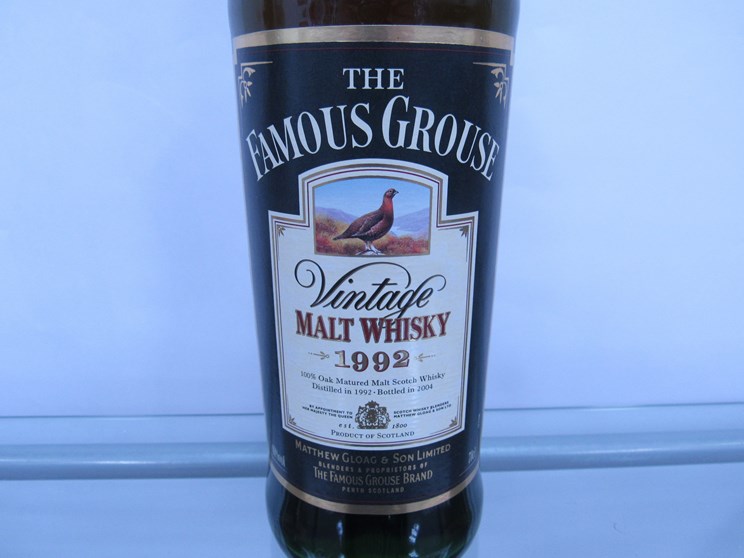 The Famous Grouse Vintage Malt Whisky 1992, Matthew Gloag & Son ltd, - Image 2 of 2