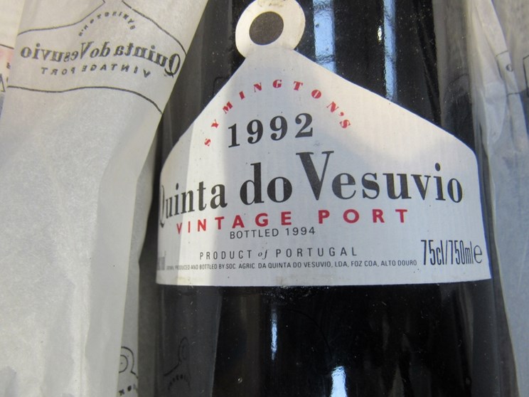 1992 Quinta do Vesuvio Vintage Port, - Image 2 of 2