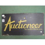 A vintage board game "Auctioneer"
