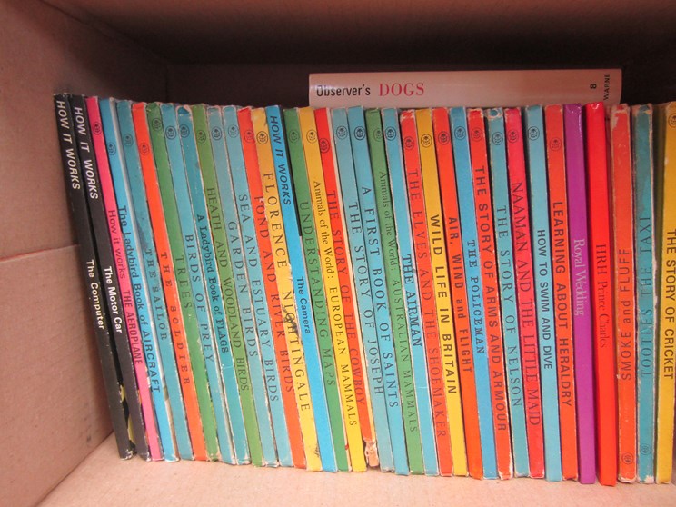 A selection of 1950's Ladybird books