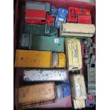 A box of diecast vehicles,