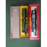 An 00 gauge Triang Hornby loco- Flying Scotsman and Hornby diesel loco