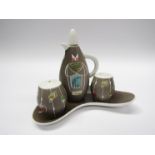 A Denby cruet set by Glyn Colledge